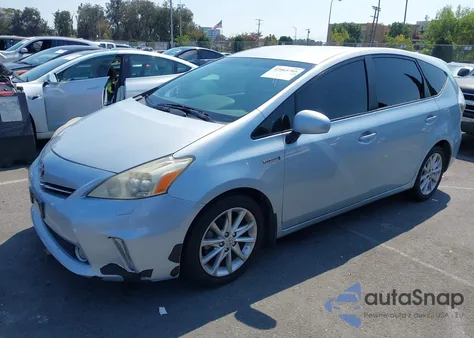 2013 Toyota Prius V Five from USA, damaged, VIN JTDZN3EU0D3197276